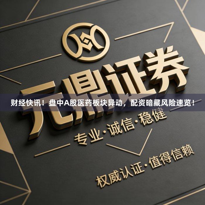 财经快讯！盘中A股医药板块异动，配资暗藏风险速览！