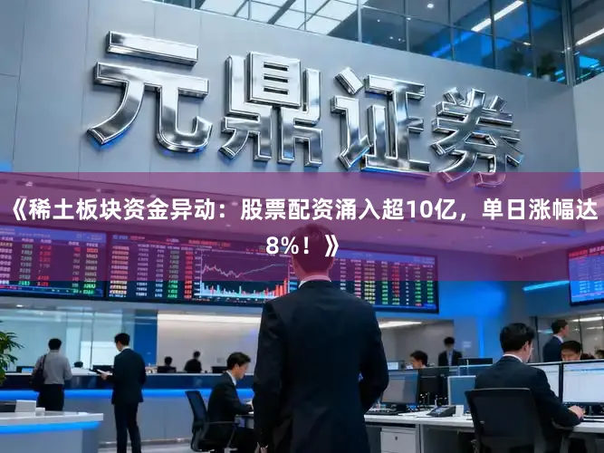 《稀土板块资金异动：股票配资涌入超10亿，单日涨幅达8%！》