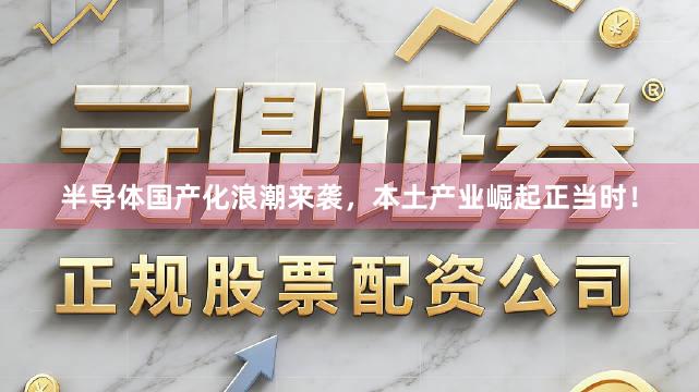 半导体国产化浪潮来袭，本土产业崛起正当时！