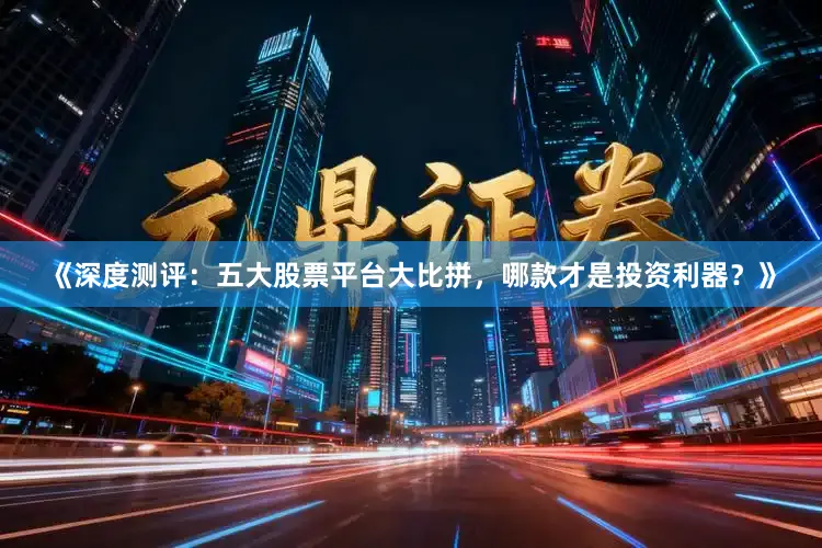 《深度测评：五大股票平台大比拼，哪款才是投资利器？》