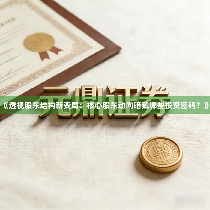 《透视股东结构新变局：核心股东动向暗藏哪些投资密码？》