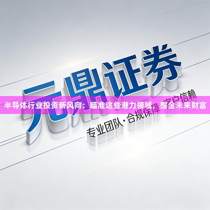 半导体行业投资新风向：瞄准这些潜力领域，掘金未来财富