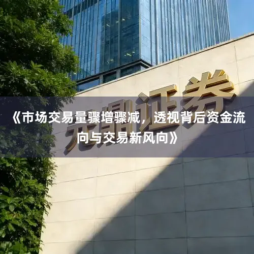《市场交易量骤增骤减，透视背后资金流向与交易新风向》